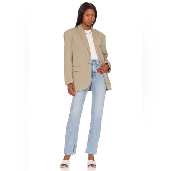 Good American Women's Side Slit Good Boy Jeans in INDIGO Size 10 Style:GBIS235T - Picture 4 of 10